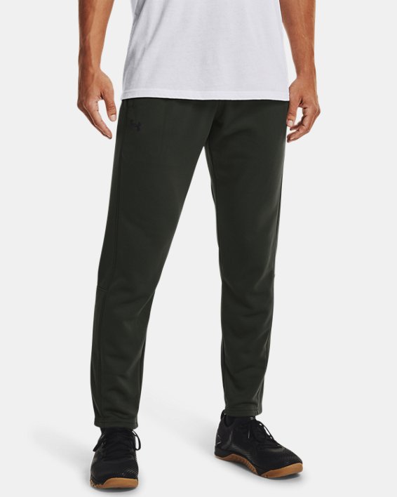Men's Armour Fleece® Pants, Green, pdpMainDesktop image number 0
